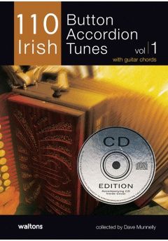 110 Best Irish Button Accordion Tunes | Volume 1 (Melody &amp; Chords) &amp; CD | 337139