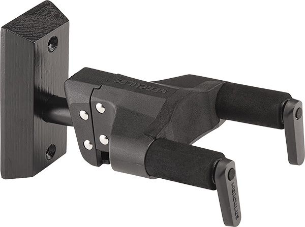 Auto Grip System Guitar Hanger, Black Wood Base, Short Arm | 528676