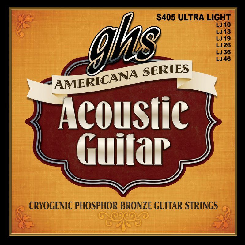 AMERICANA SERIES ACOUSTIC - Phosphor Bronze, Ultra Light (010-046) | 530589