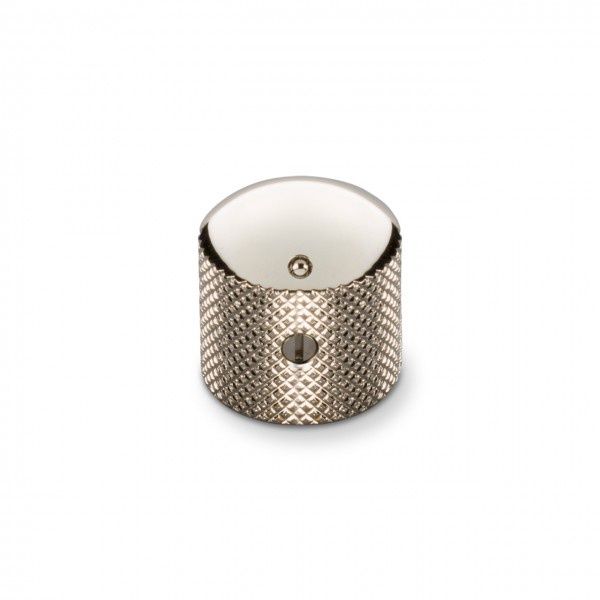 Brass (2) Diamond -Knurled Nickel Cylinder 1pc Speed Knobs | 468825