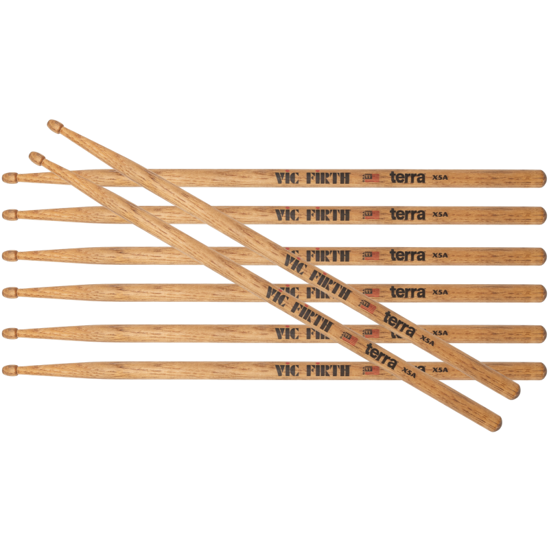 American Classic X5A Terra Series Drumsticks (4-Pair Value Pack) | 705487