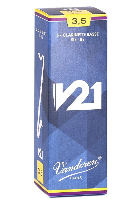 Bass Clarinet V21 Reeds Strength 3.5, Box of 5 | 470358