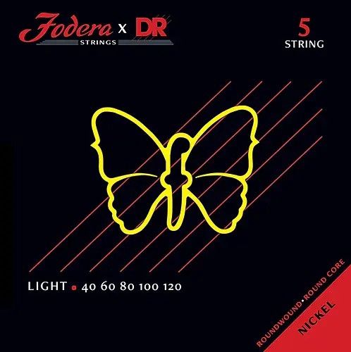 Nickel Plated Steel Bass Strings, 5-String Light (40-120) | 693223