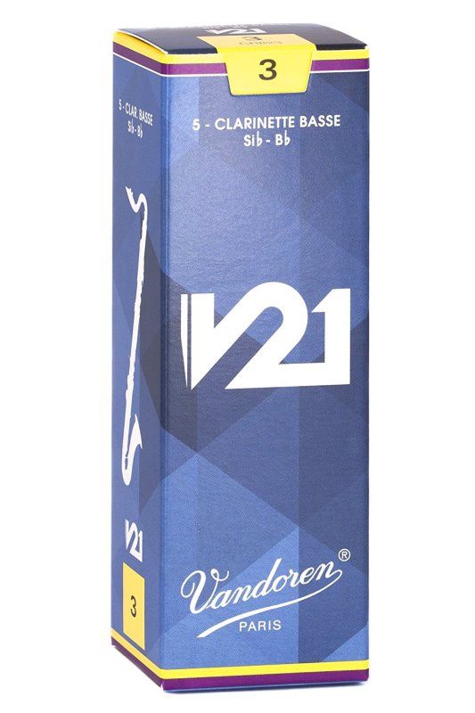 Bass Clarinet V21 Reeds Strength 3, Box of 5 | 470356