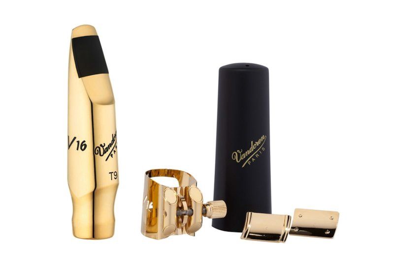 T9 Small Chamber V16 Metal Tenor Sax Mouthpiece w/ Optimum Ligature Kit | 396155