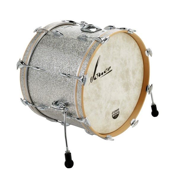Vintage Series 24&quot; x 14&quot; Bass Drum, Vintage Silver Glitter | 550378