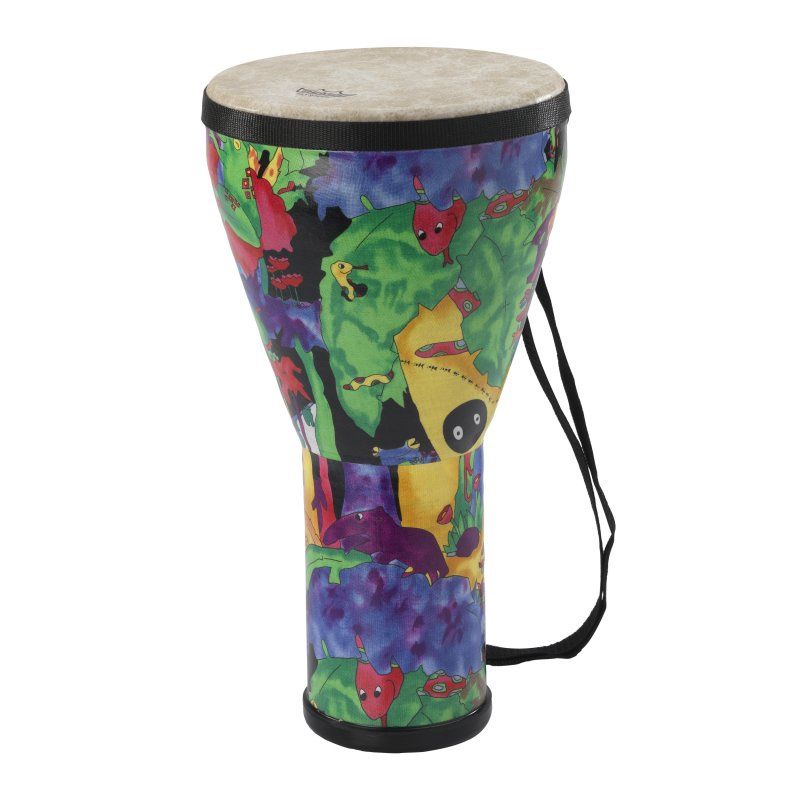 Kids Percussion® Djembe Drum - Fabric Rain Forest, 8&quot; | 225655