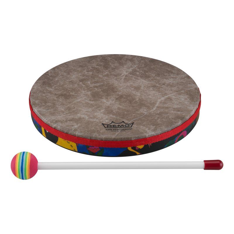 Kids Percussion Hand Drum 10&quot; Diameter, Fabric Rainforest | 225683