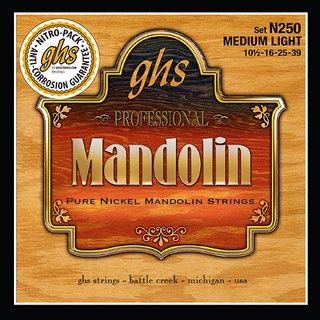 Pure Nickel Mandolin Strings Medium Light 10.5-39 | 501715