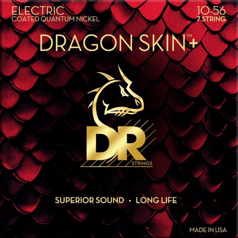 DRAGON SKIN+ Coated Quantum Nickel Electric Guitar 7 Strings, Medium (10-56) | 694802