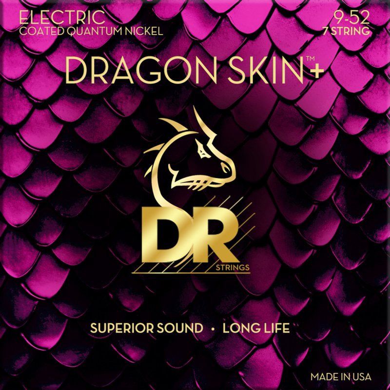 DRAGON SKIN+ Coated Quantum Nickel Electric Guitar 7 Strings, Light (9-52) | 694801