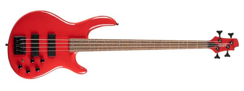 C4 Deluxe Artisan Series 4-String Electric Bass, Candy Red | 692286