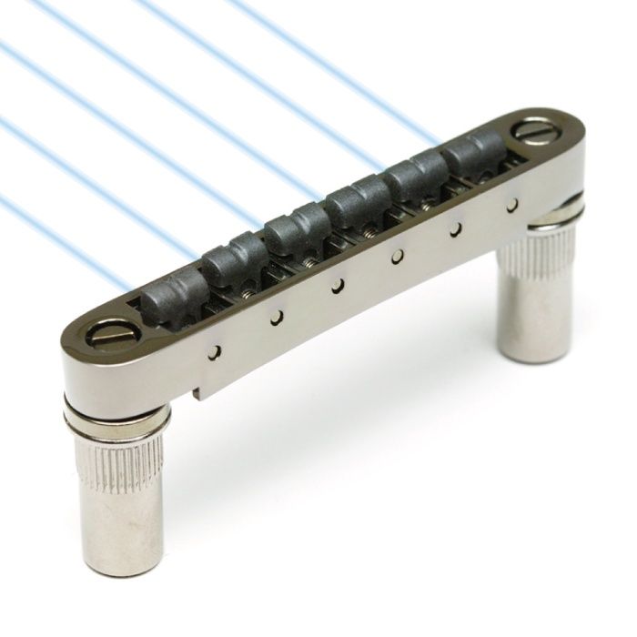 Ghost Loaded Resomax NV 6mm Tune-O-Matic Bridge - Black Nickel | 343102