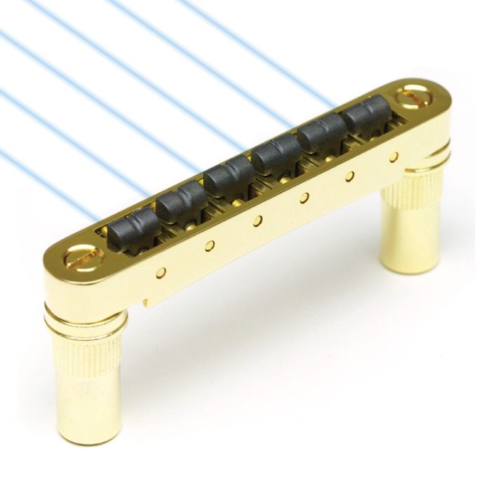 Ghost Loaded Resomax NV 6mm Tune-O-Matic Bridge - Gold | 343103