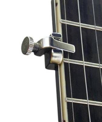Fifth String Banjo Capo Long Version, Unplated Brass | 227538