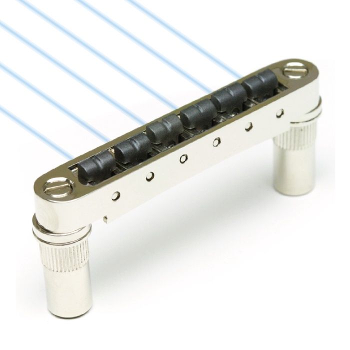 Ghost Loaded Resomax NV 6mm Tune-O-Matic Bridge - Nickel | 343098
