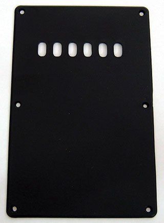 Stratocaster Access Backplate Black | 212944