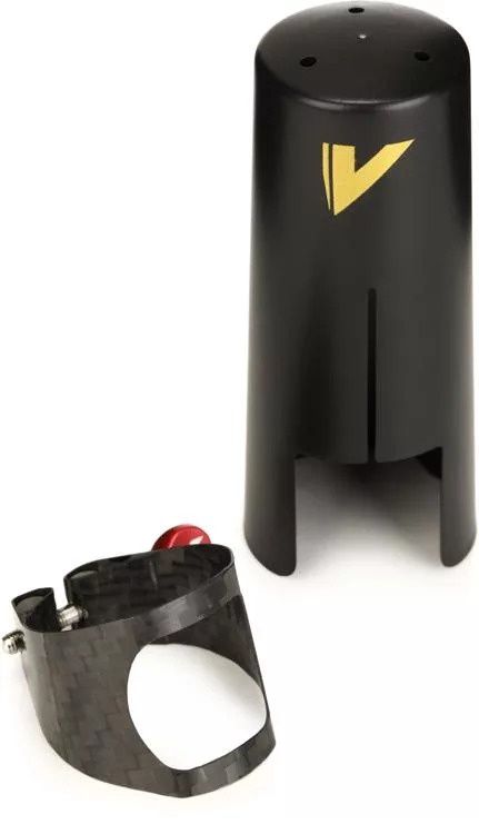 Carbon Ligature for Alto Saxophone with Cap, Red Screw | 552157