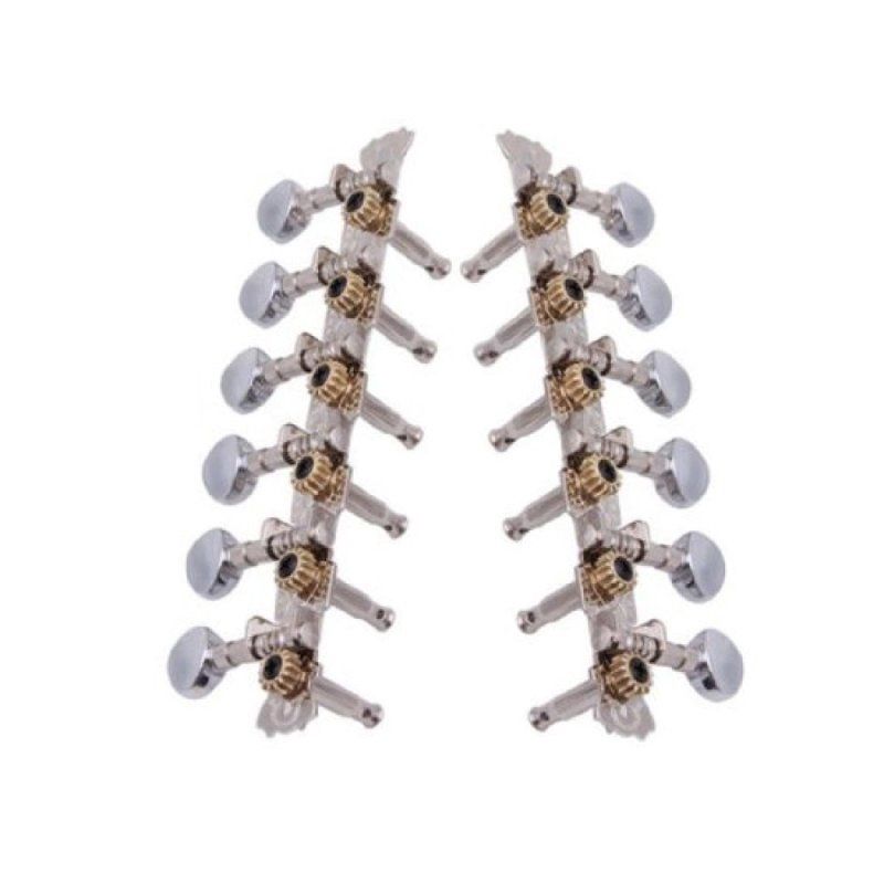Economy 12-string Plate 2pc./6-in-line Electric Guitar Tuners | 430613