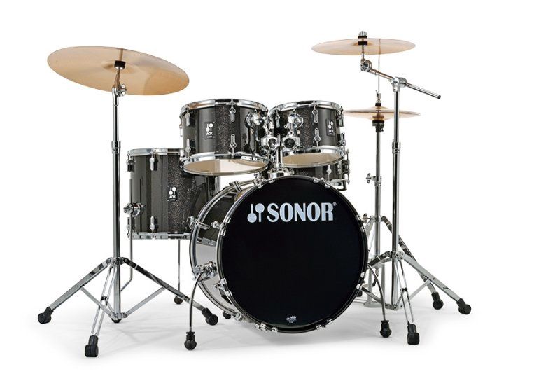 AQX Studio 5-piece Drum Shell Pack, Black Midnight Sparkle | 552281