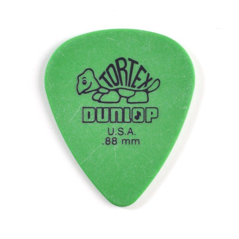 Green 0.88mm Tortex® Standard Guitar Pick (12/bag) | 228020