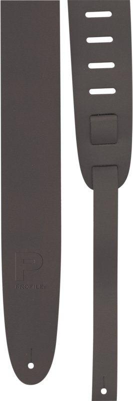 2.5” Basic Leather Guitar Strap, Brown | 693135