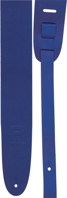 2.5” Basic Leather Guitar Strap, Blue | 693134