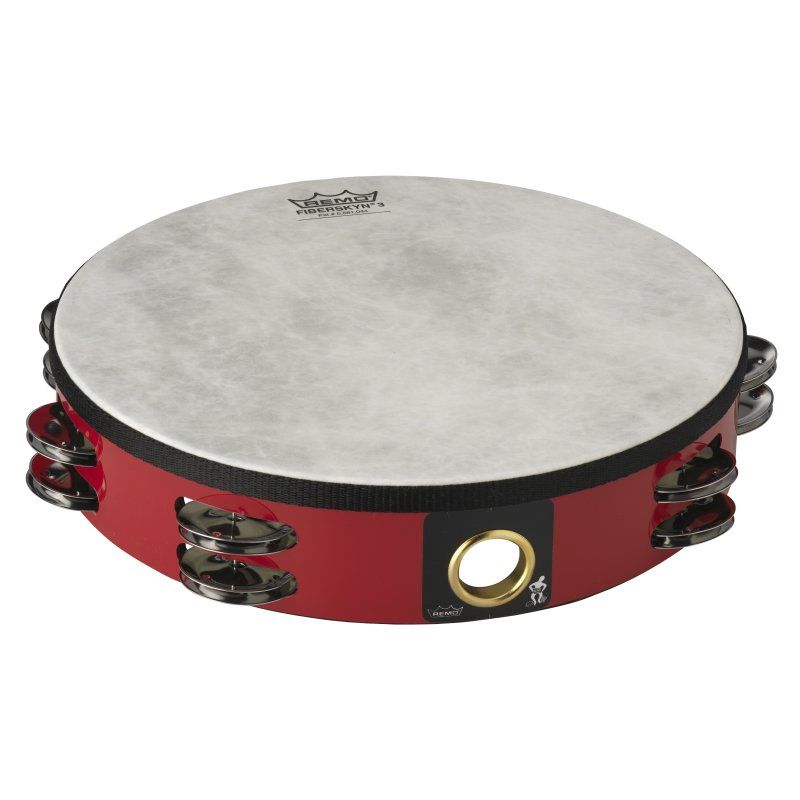 Fiberskyn® Tambourine - Quadura® Deep Red, 10&quot; | 474957