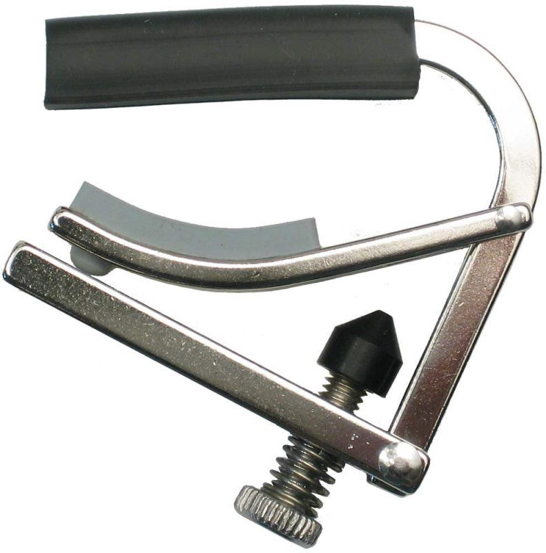 Standard Series, Polished Nickel Capo For Banjos / Mandolins with radiused fretboards | 303377