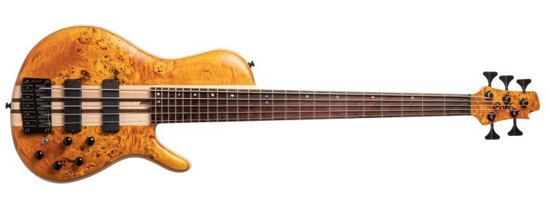 A5 Plus SC Cutaway Electric Bass With Case, Amber Open Pore | 534198