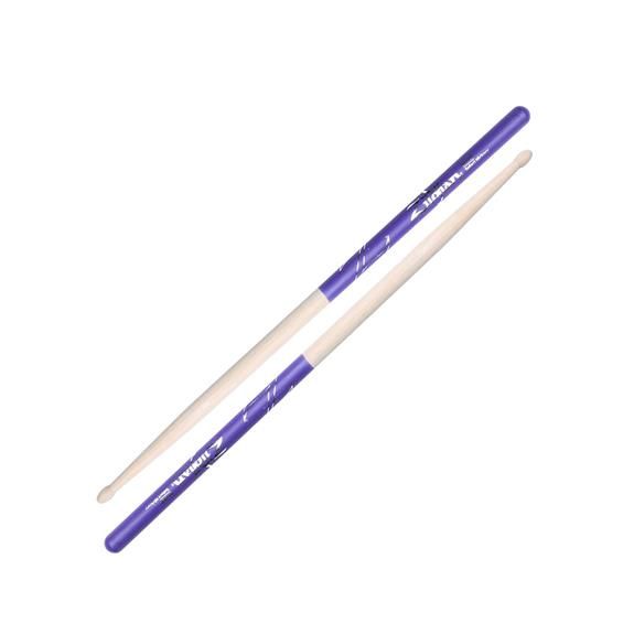 5A Wood Tip Hickory Drumsticks with Purple DIP | 507469