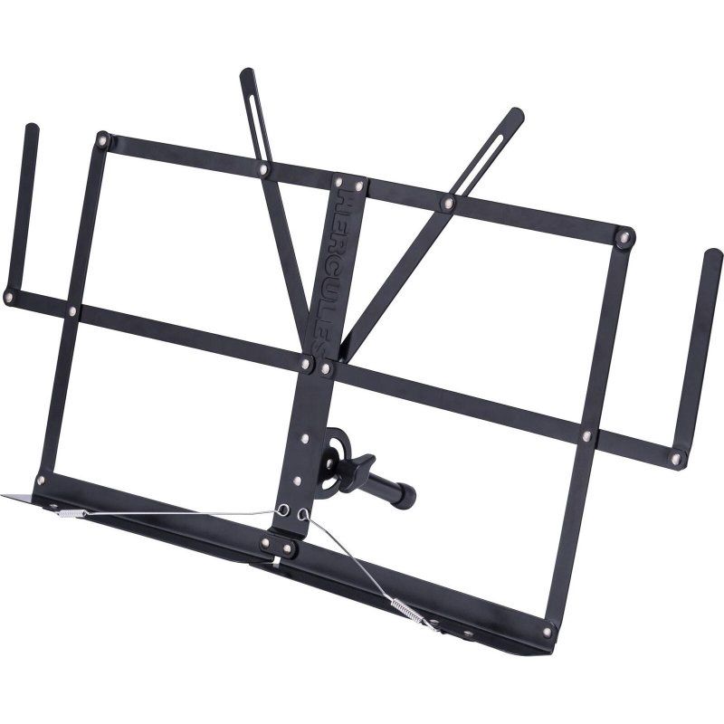 Desktop Music Stand with Foldable Desk, Page Retainers, and Kick Stand | 694006