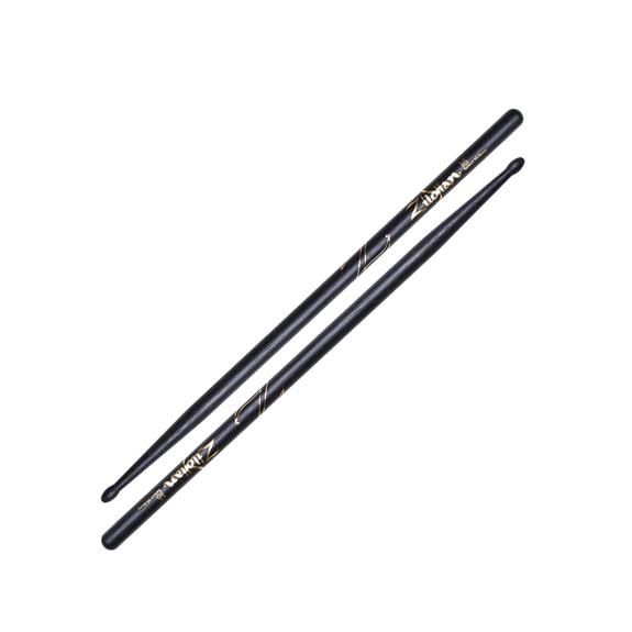 5A Wood Tip Hickory Drumsticks, Black | 507465