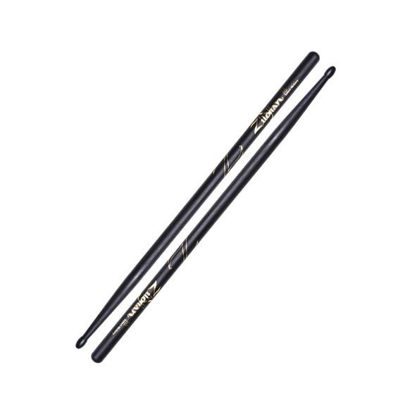 5A Nylon Tip Hickory Drumsticks, Black | 507475
