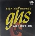 Silk and Bronze Copper-Tin-Phosphor Alloy Acoustic Guitar Strings - Medium-Light 12-54 | 38678