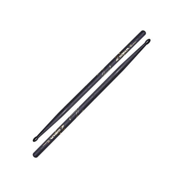 5B Nylon Tip Hickory Drumsticks, Black | 507494