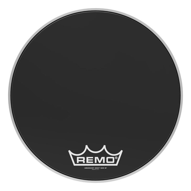 Ambassador® Ebony® Crimplock® Drumhead, 18&quot; | 477123