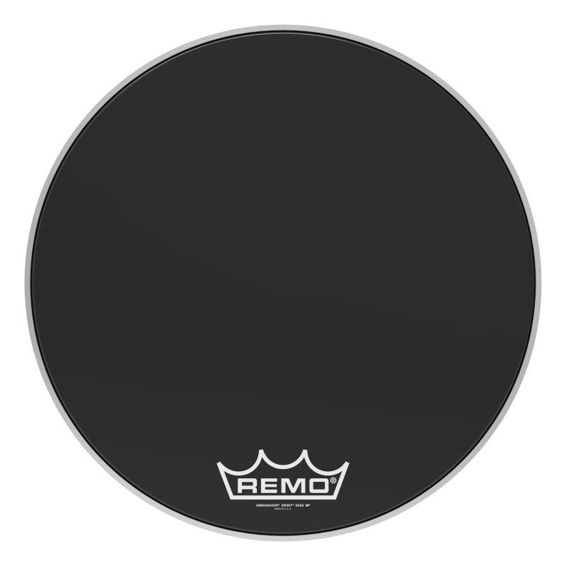 Ambassador® Ebony® Crimplock® Drumhead, 22&quot; | 477124