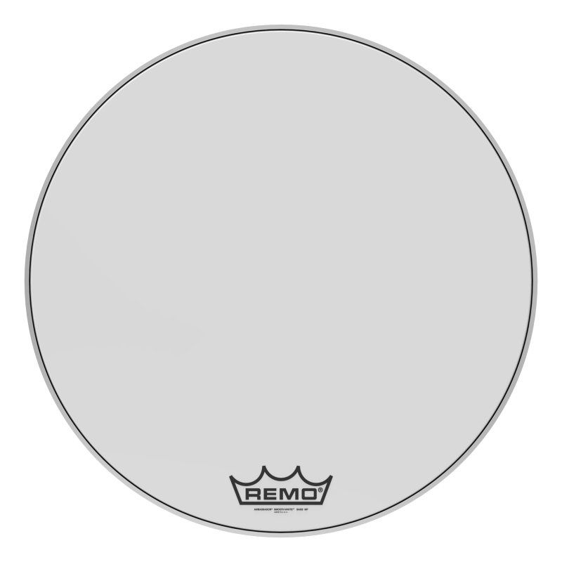 Ambassador® Smooth White™ Crimplock® Drumhead, 28&quot; | 477145