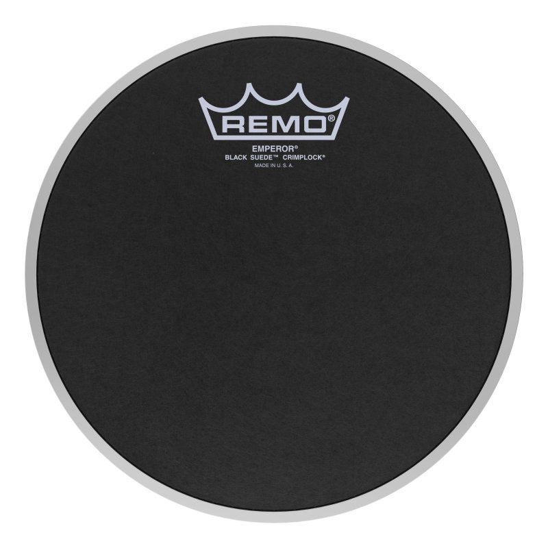 Emperor® Black Suede™ Crimplock® Tenor Drumhead, 8&quot; | 477117
