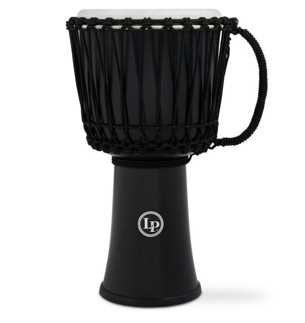 10 Inch Rope Tuned Circle Djembe With Perfect-pitch Head, Black | 534083