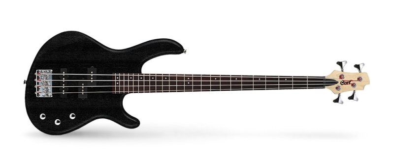 Action PJ Series Electric Bass, Open Pore Black | 478150