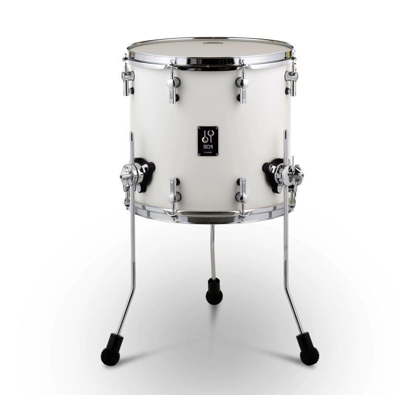 SQ1 Series 14&quot; x 13&quot; Floor Tom, Satin Pure White | 694759