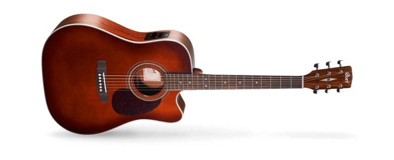 6 String Acoustic-Electric Guitar, Right Handed, Brown Burst | 478142