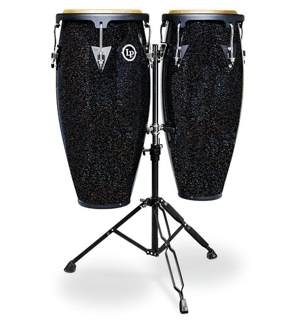 Aspire Santana 10&quot; And 11&quot; Black Magic Conga Set With Double Stand | 552754