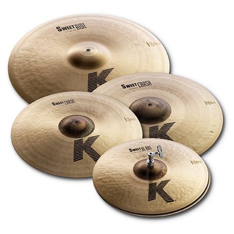 K Sweet Cymbal Pack (15” Hats, 17” &amp; 19” Crashes, 21” Ride) | 537676
