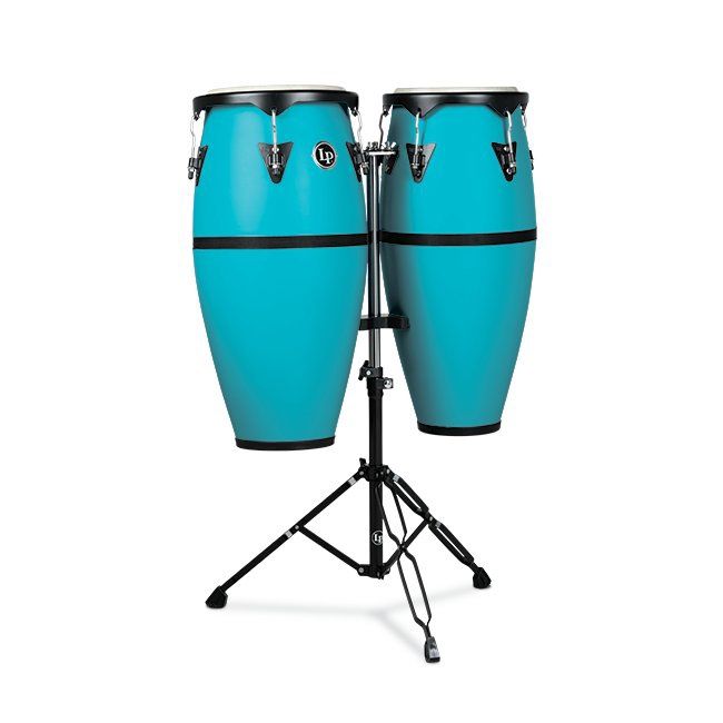 10&quot; &amp; 11&quot; Conga Set With Double Conga Stand, Sea Foam | 600291