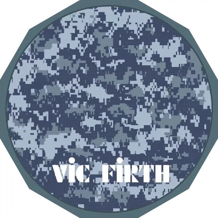 6-inch Practice Pad With Silicone Surface And 8mm Mounting Insert, Digital Camo | 538654
