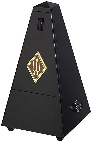 Wood Case Metronome without Bell, Matte Black | 214728