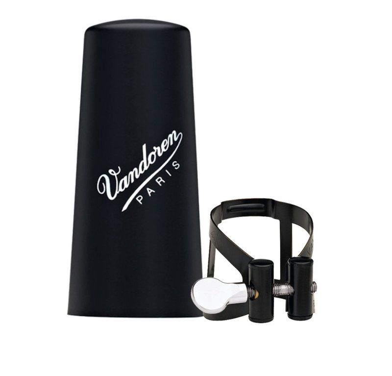 M/O Ligature and Plastic Cap for Bb Clarinet; Black Finish | 369280